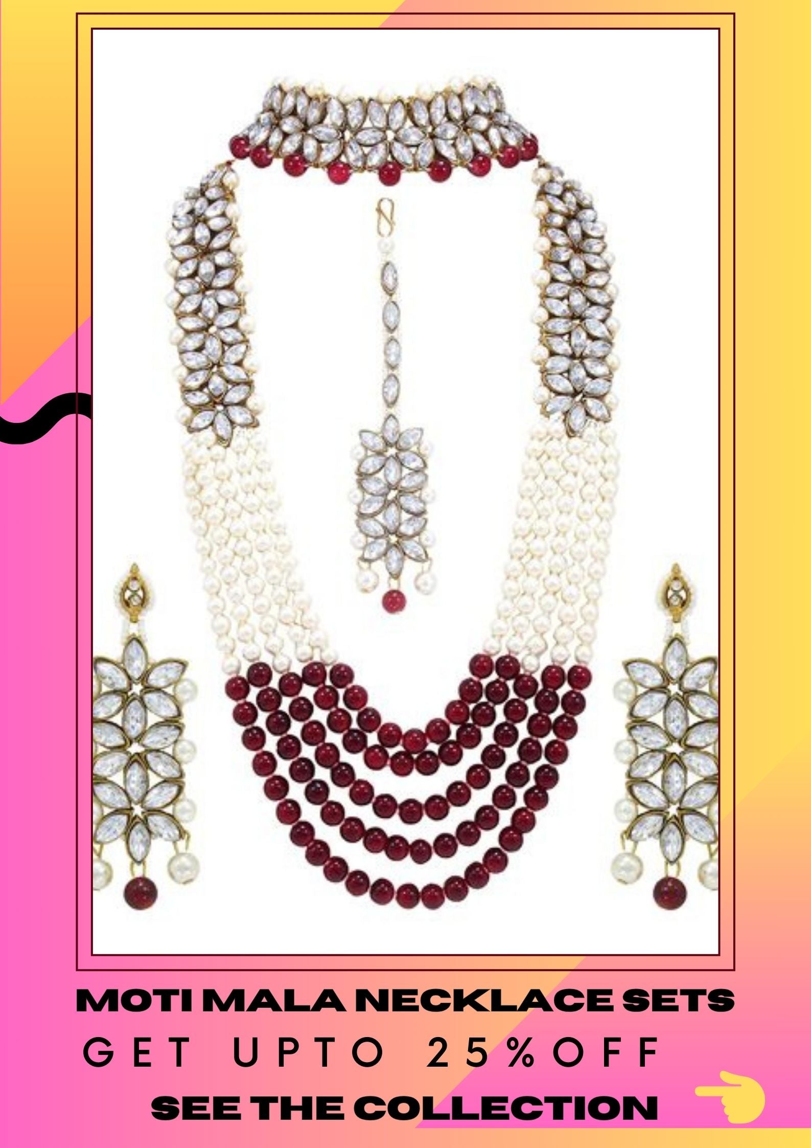 Moti Mala Necklace Sets