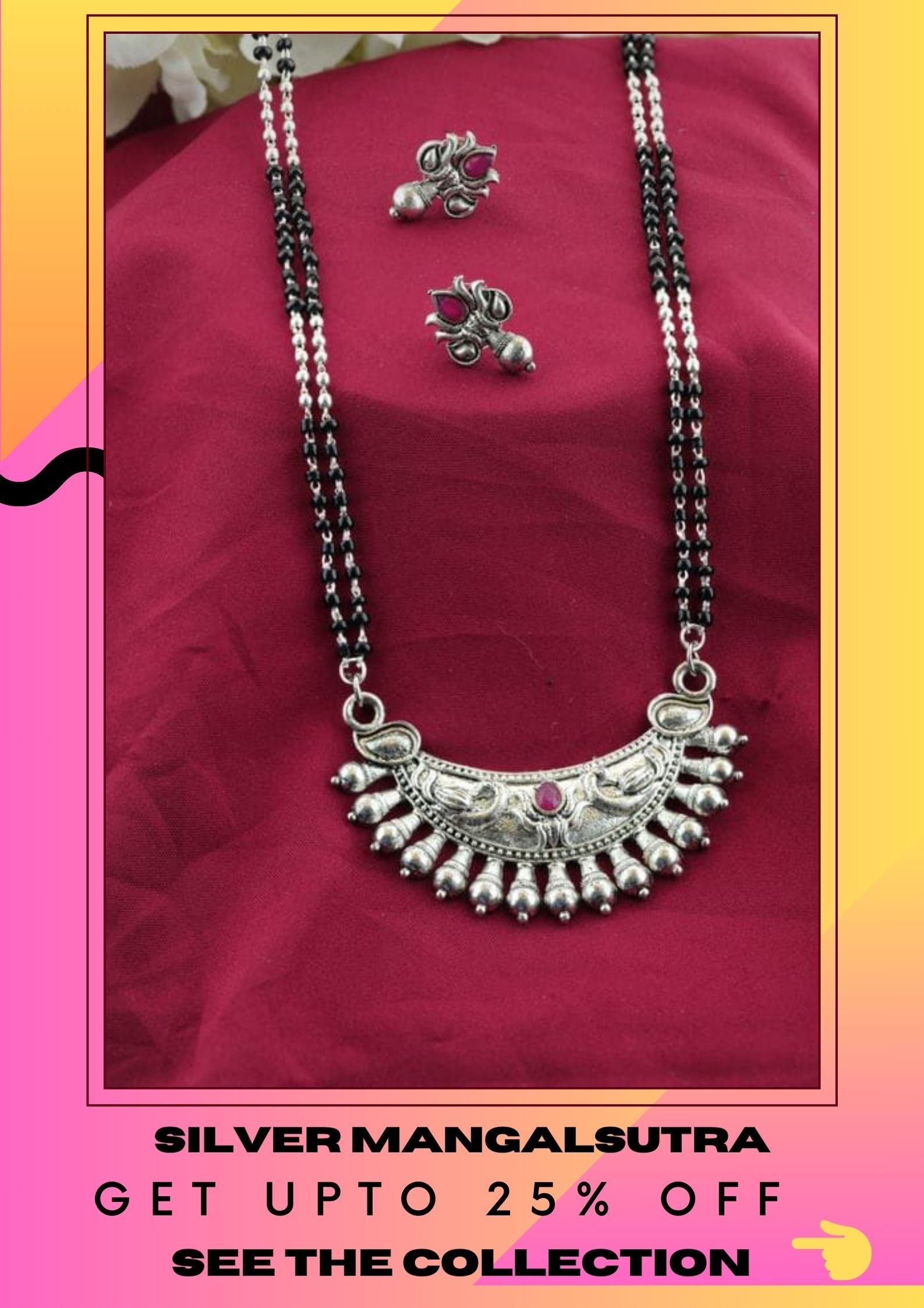 SILVER MANGALSUTRA