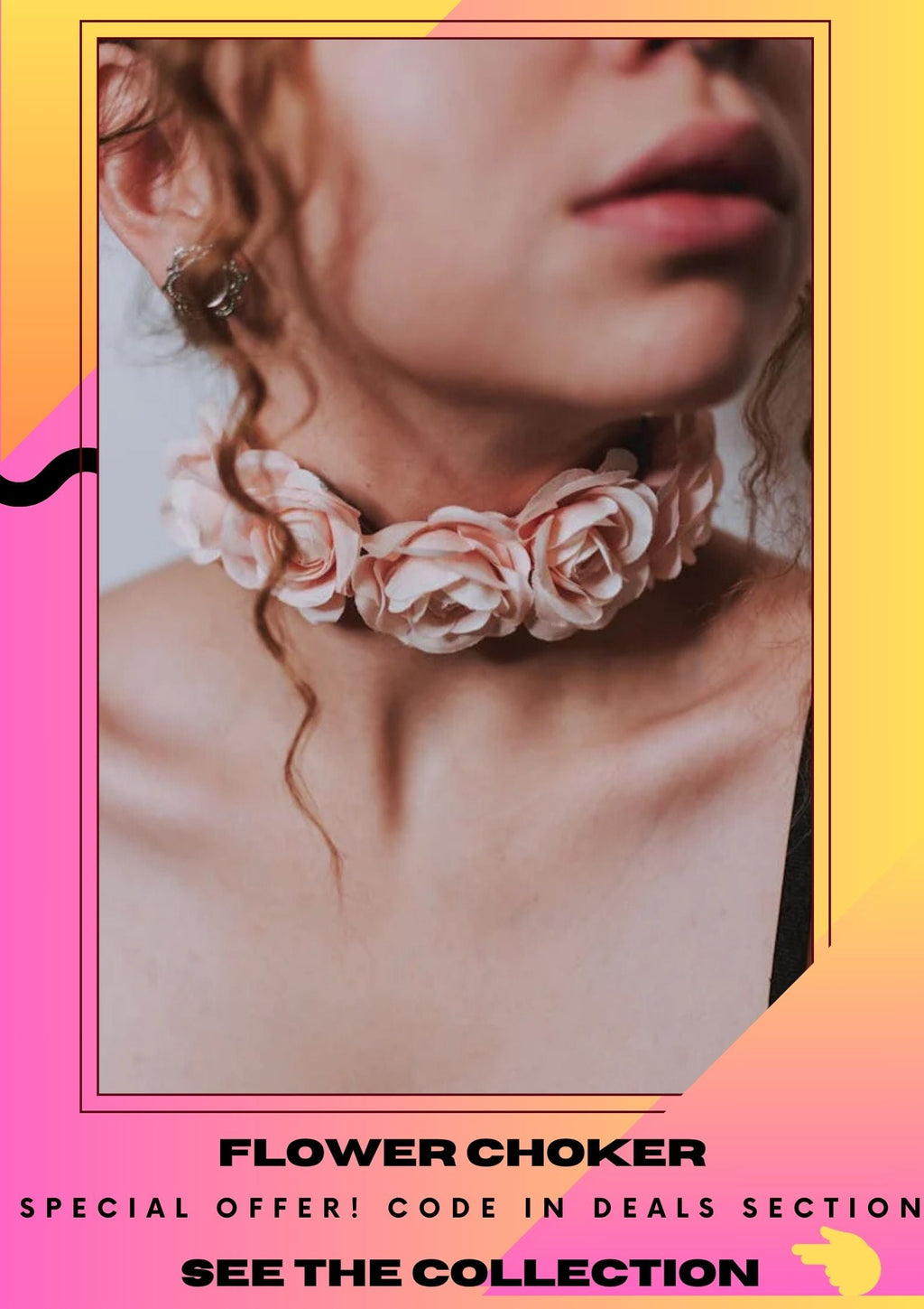 Flower Choker Set