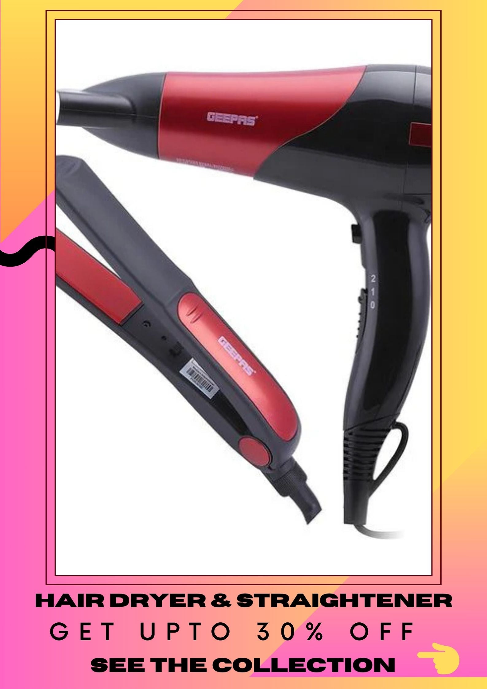 Hair Dryer & Straightener