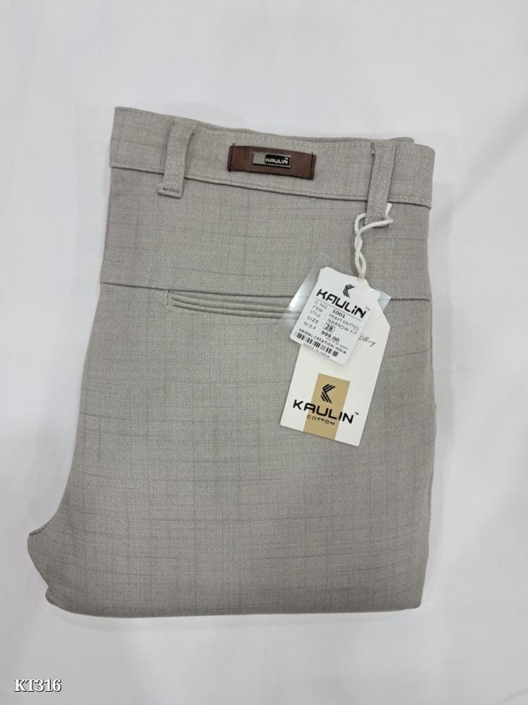Kaulin 1001 Men's Heavy Knitted Narrowfit Pant | Stylish & Durable Narrowfit Trousers
