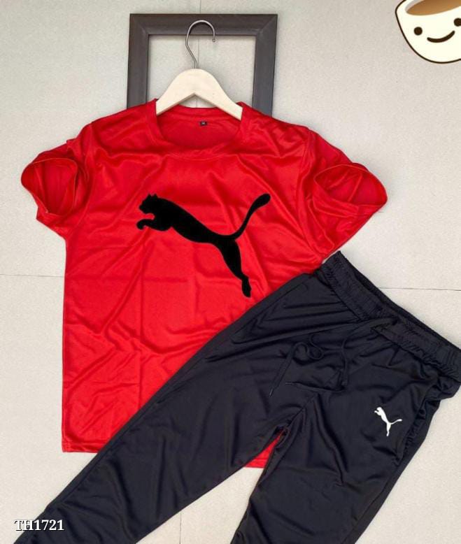 Dryfit Lycra Tracksuit Sale - High Quality Half Sleeve T-shirt & Lower with Pockets | 9 Colors Available