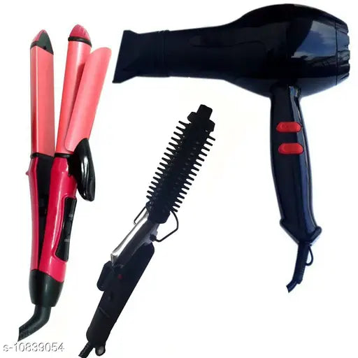 Nirvani combo of Hair Dryer 2888 & 471B Hair Curler