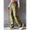 Women's Fashion Solid Color High Waist Flip Workwear With Pocket Pants