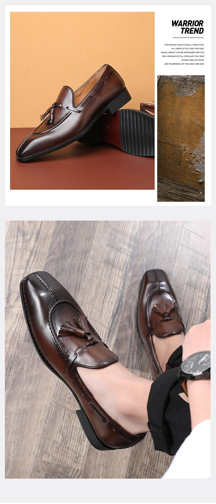 Business Casual Breathable Leather Shoes