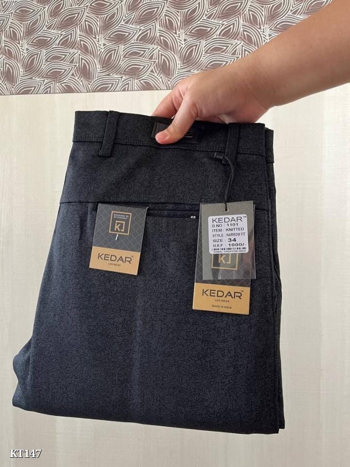 Black Attractive Trouser | Stylish & Comfortable Men's Black Trousers