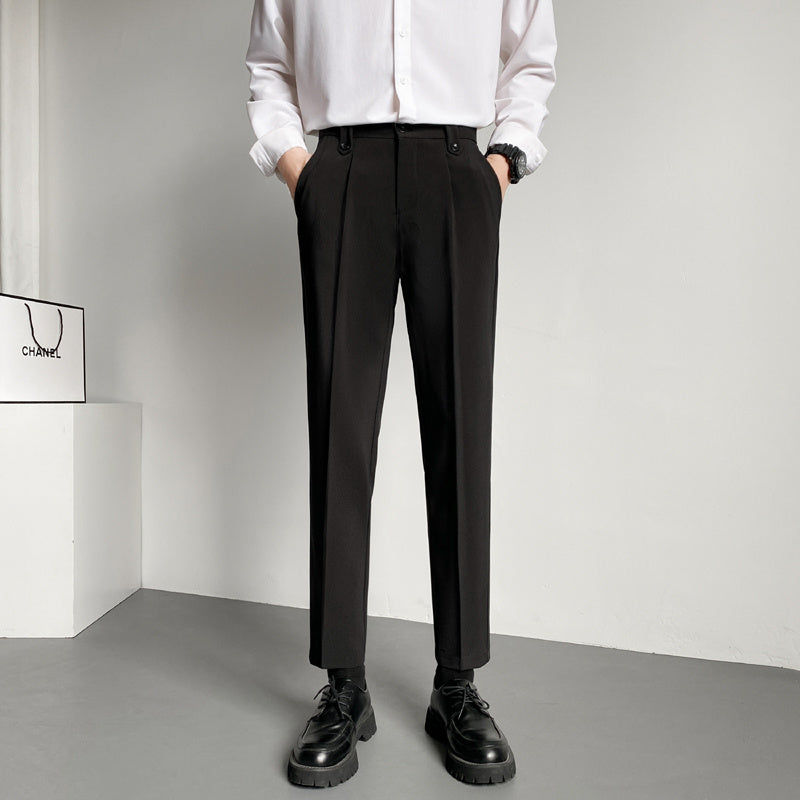 Slim Straight Casual Pants For Men Spring And Autumn