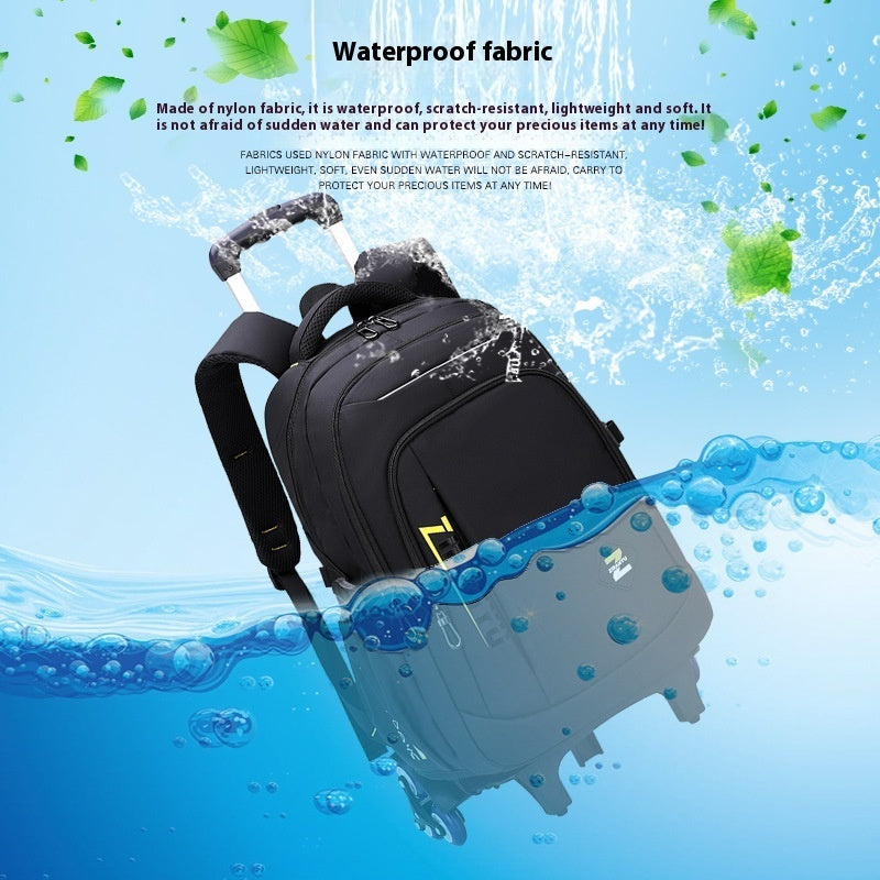 Fashion Six-Rolling Large Capacity Student Trolley Bag