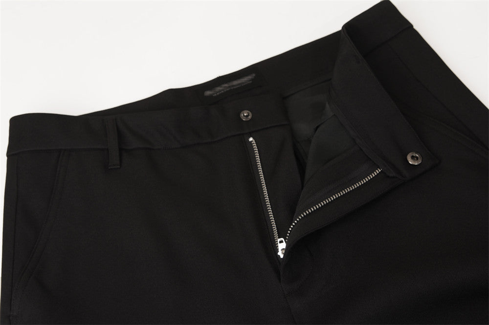 Simple Style All-match Black Trousers For Men