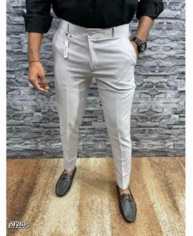 Premium Lycra Trousers for Men | Stretchable Comfort & Stylish Fit