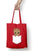 Stylish Unisex Zipper Tote Bag in White - Standard Size