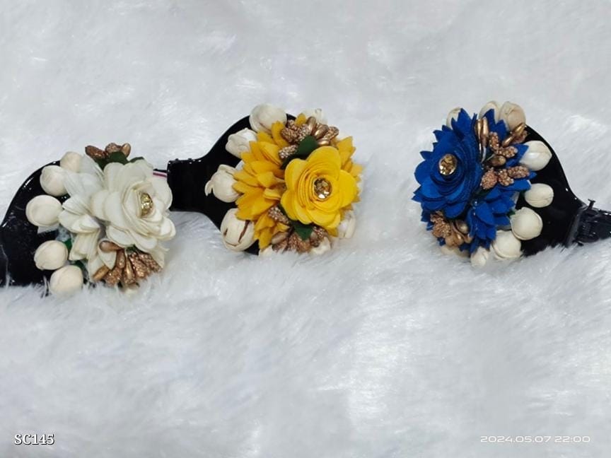 Hair Clip | Random Color Flower  | Stylish & Functional