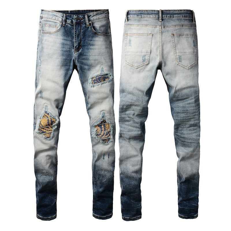 American Retro Jeans Trendy Men