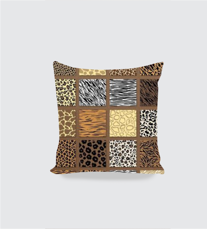 Uni AOP Cushion Cover - Stylish White 16x16 Desig