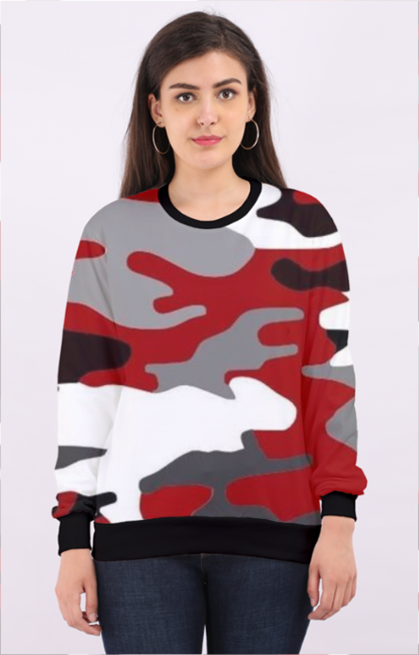 Uni AOP Sweatshirt - Trendy All Over Print Sweatshirt for Men and Women in India
