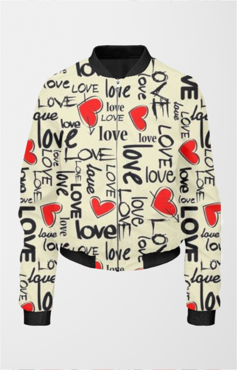 Female AOP Women's er Jacket - Stylish All Over Print er Jacket in India