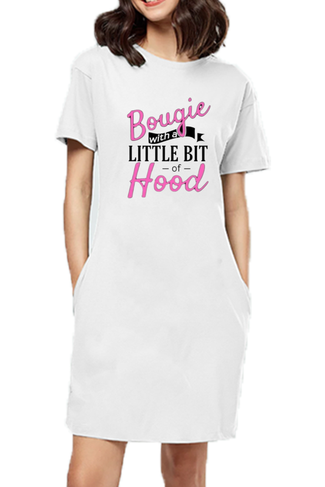 Female Tees Dress Black S - Stylish & Comfortable Casual Wear in India