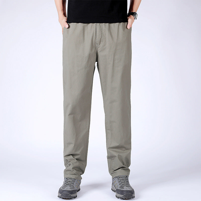 Men's Wide-leg Casual Pants Loose Plus Size Straight