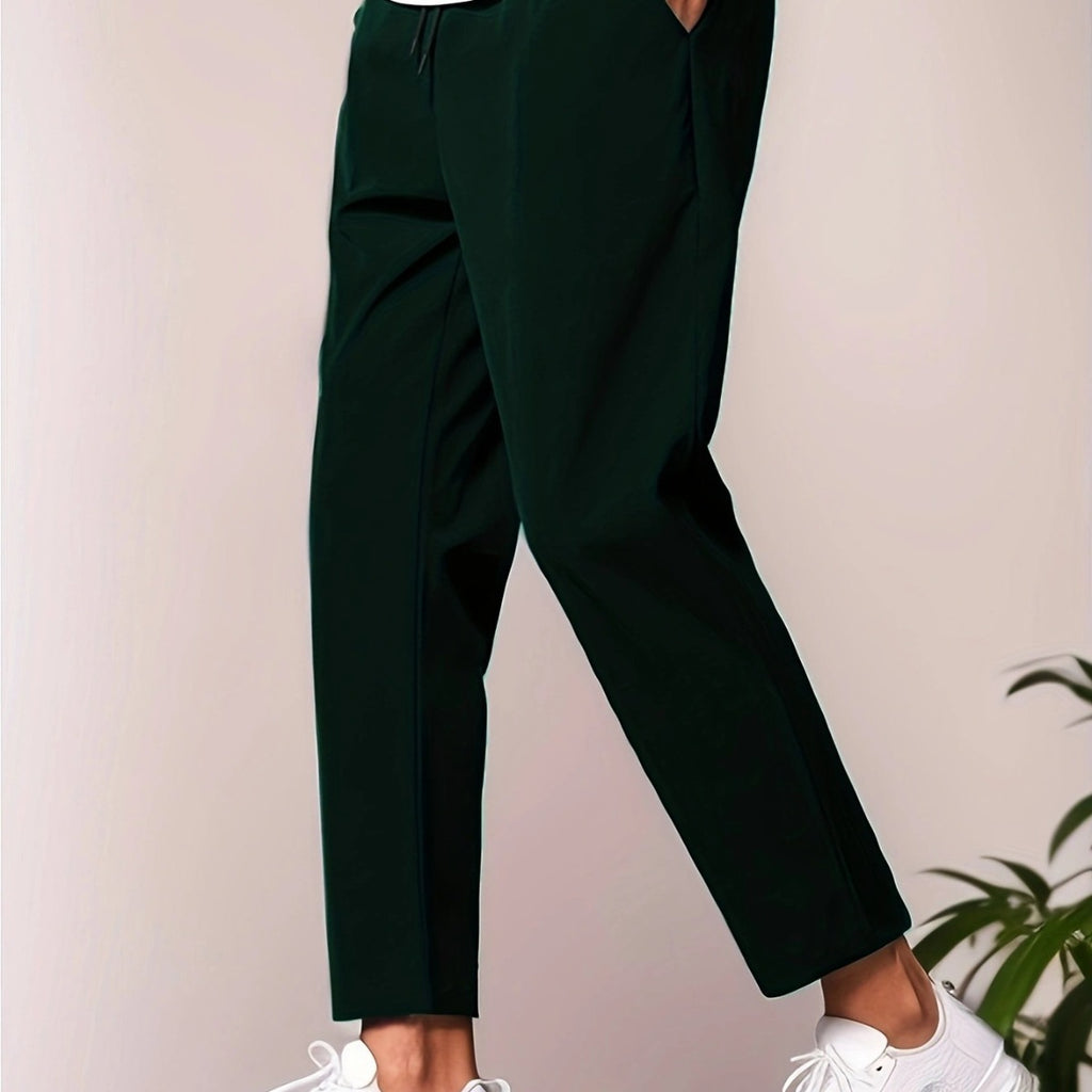 Autumn Leisure Slim-fitting Ankle Length Trousers