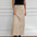 Temperament Khaki Simple Skirt Cross-border Minority All-match High Waist Slim Fit Long Dress