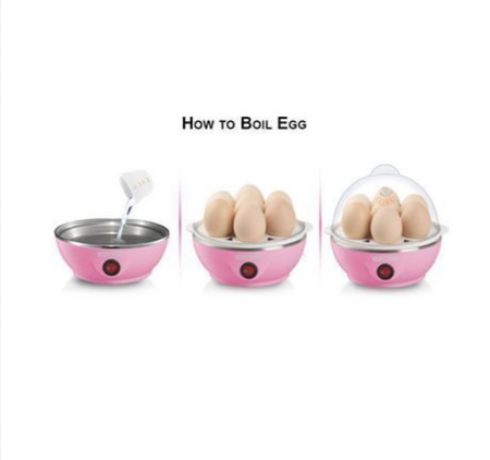 Egg Boiler Electric Automatic Off - 7 Egg Poacher for Steaming, Cooking, and Boiling - swiftshopr.com