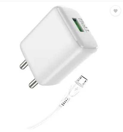 BELL 25 W Mobile Charger with Detachable Cable  (White) - swiftshopr.com