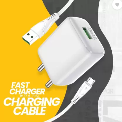 BELL 25 W Mobile Charger with Detachable Cable  (White) - swiftshopr.com