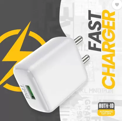 BELL 25 W Mobile Charger with Detachable Cable  (White) - swiftshopr.com