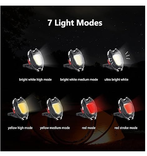 4 in 1 Keychain LED Rechargeable Flashlights with Lighter, Whistles,Bottle Opener, Magnet Base