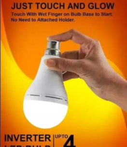 12 Watt Inverter Bulb Ac Dc Led Bulb | Rechargeable Emergency Light B22 CAP(Pack of 3): Quality tested