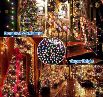 DECORATIVE 50 METER String rice Light with 7 Color Changing modes Multicolour led Bulbs