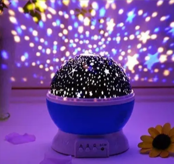 Star Lights Master For Decoration Rotating 360 Degree Moon Night Light Lamp Projector