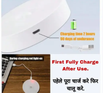 Motion Sensor Light for Home with USB Charging Wireless Self Adhesive LED Nightlight Rechargeable Body Sensor Wall Light