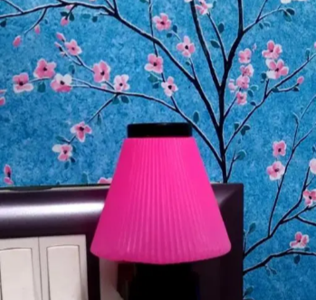 Umbrella Shape Night Lamp with 2 Pin Jack, Multicolor (Set of 1)
