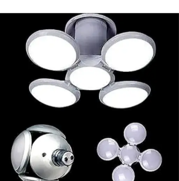 LED Bulb 5 In 1 Football LED Light Bulb 25 Watt B22 Holder Fitting 6500K Daylight Bright Deformable