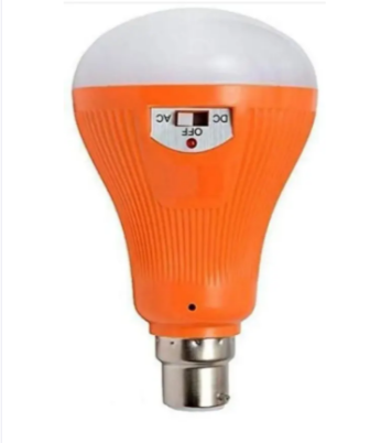 Inverter Bulb Up To 4 Hours Back Up Power,Eco-Friendly, Emergency And Rechargeable Ac/Dc Led Bulb Multi Coloured,15 Watts