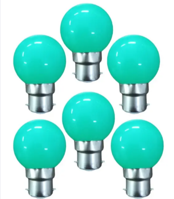 0.5 Watt Green colour Bulb, Decorative bulb, Led Green colour bulb for Home