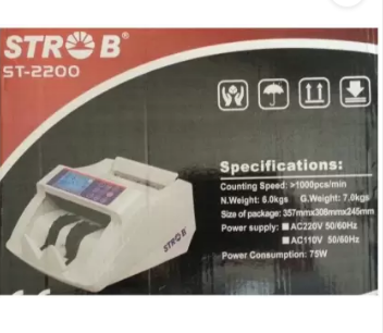 STROB ST-2200 Note Counting Machine  (Counting Speed - 1000 notes/min)