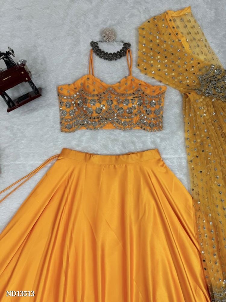 Stunning Lehenga Choli with Kpti Set - Perfect for Festive Celebrations