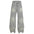 Washed Distressed Embroidery Tassel Jeans Wide-leg Straight Trousers