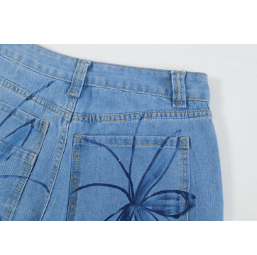 Loose Wide-leg Jeans Popular Street