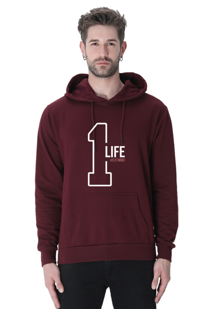 Comfortable Uni Hooded Sweatshirt in Black - Available in All Sizes & Colors15