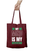 Stylish Unisex Zipper Tote Bag in White - Standard Size