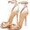 New Fashion Plus Size Round Toe Stiletto Heel Sandals