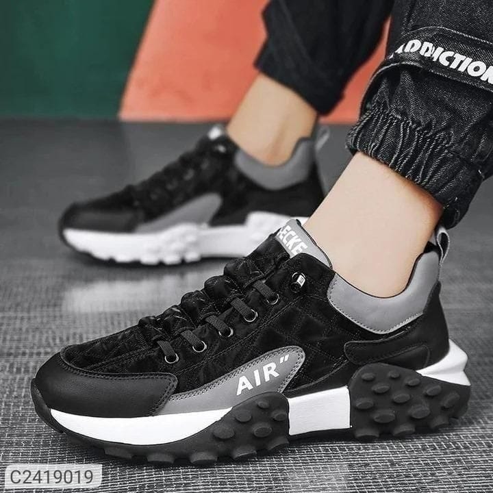 Men's Casual Shoes Thick Base Sneakers | Stylish & Comfortable Footwear