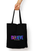 Stylish Unisex Zipper Tote Bag in White - Standard Size