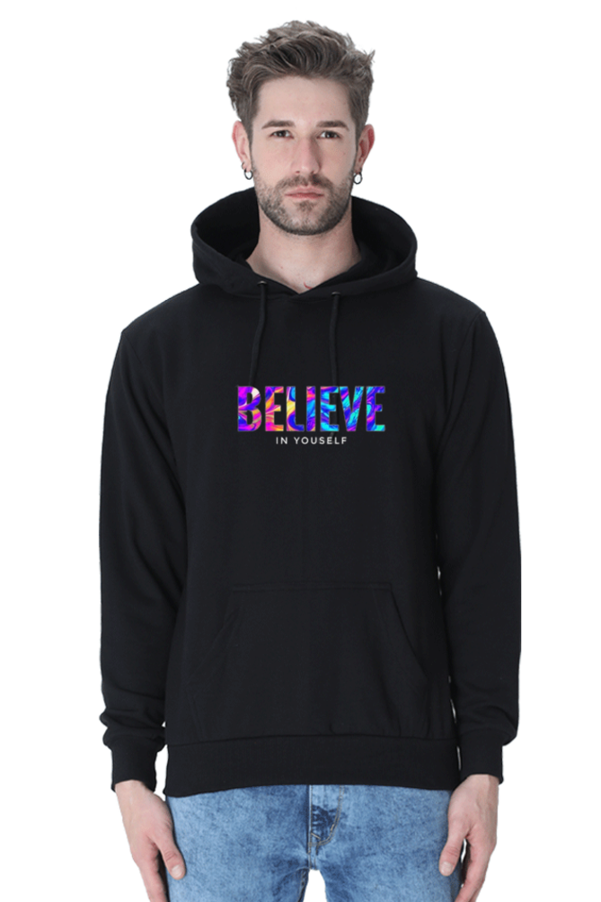 Comfortable Unisex Hooded Sweatshirt in Black - Available in All Sizes & Colors 1