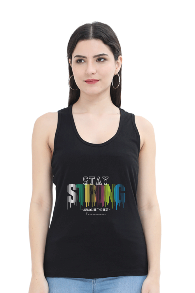 Female Tank Top Black S - Stylish & Comfortable Sleeveless Top in India