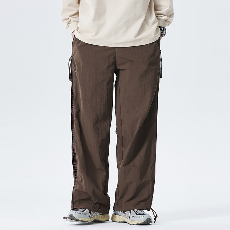 Summer American Big Straight-leg Pants Men