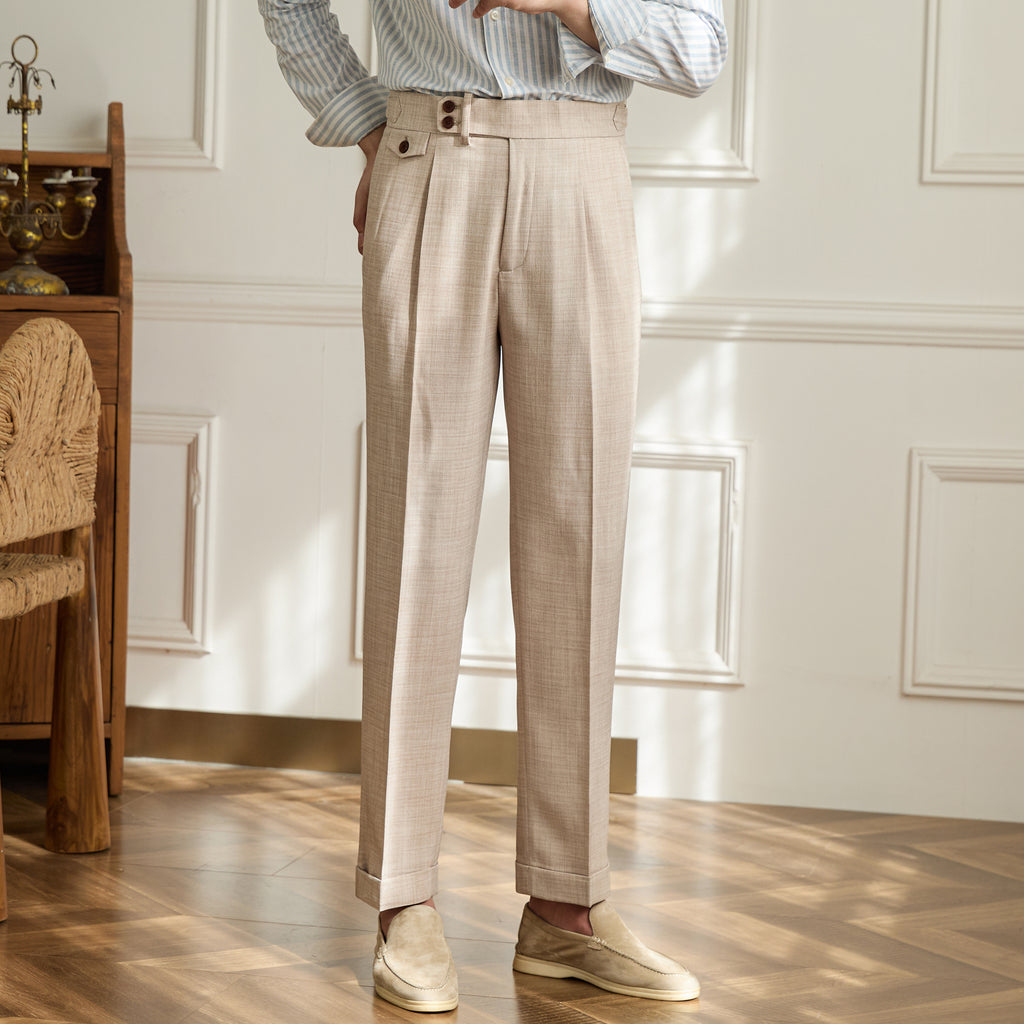 Men's British Fashion Italian Casual Trousers